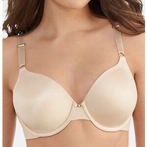 Vanity Fair NEW 40D Nude Beige Beauty Back Bra Undewire Full Coverage Light Pad